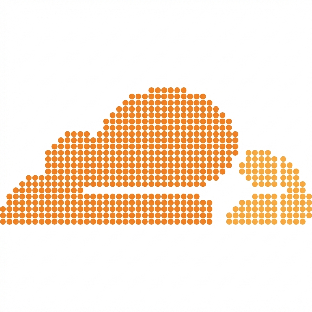 Cloudflare Dot Grid style