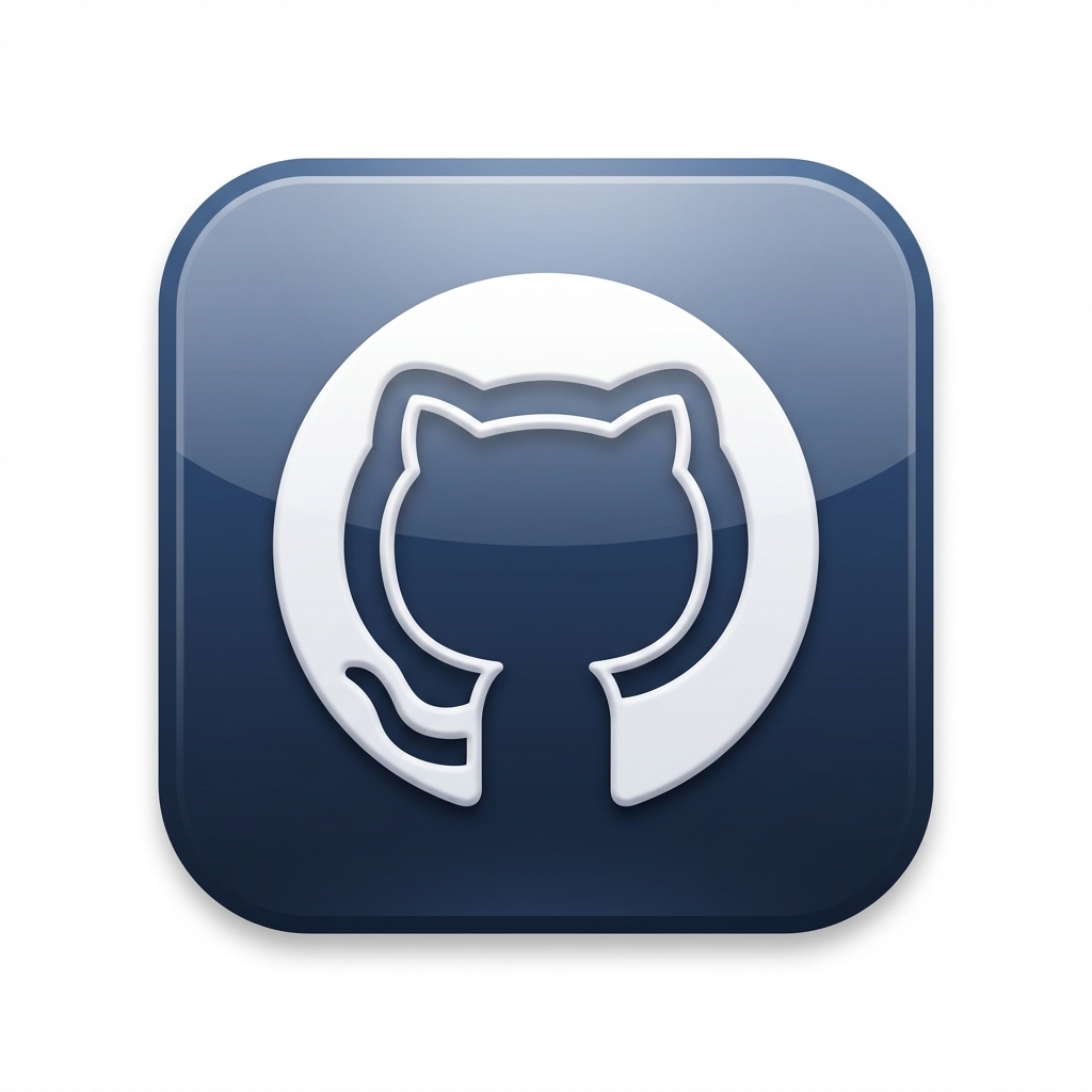 GitHub Glossy style