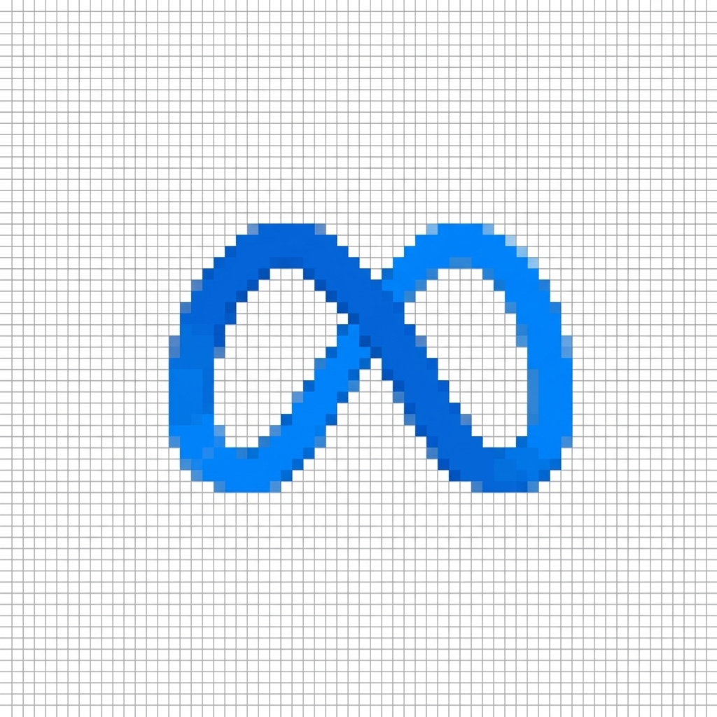 Meta Pixel Art style