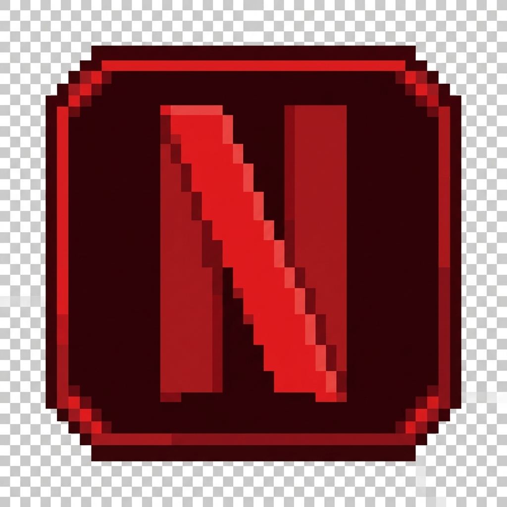 Netflix Pixel Art style