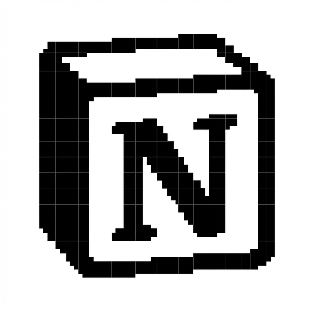 Notion Pixel Art style