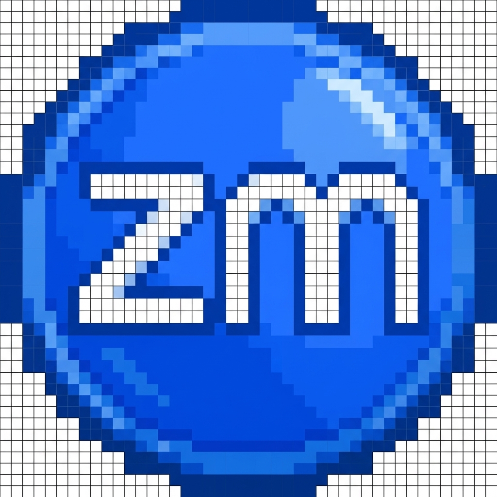 Zoom Pixel Art style
